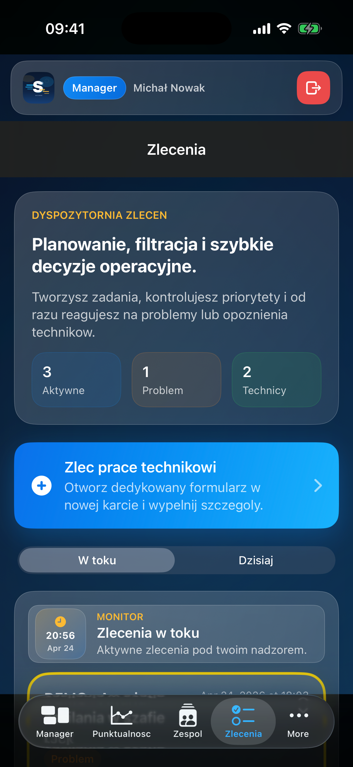 SpeedApp iOS tasks
