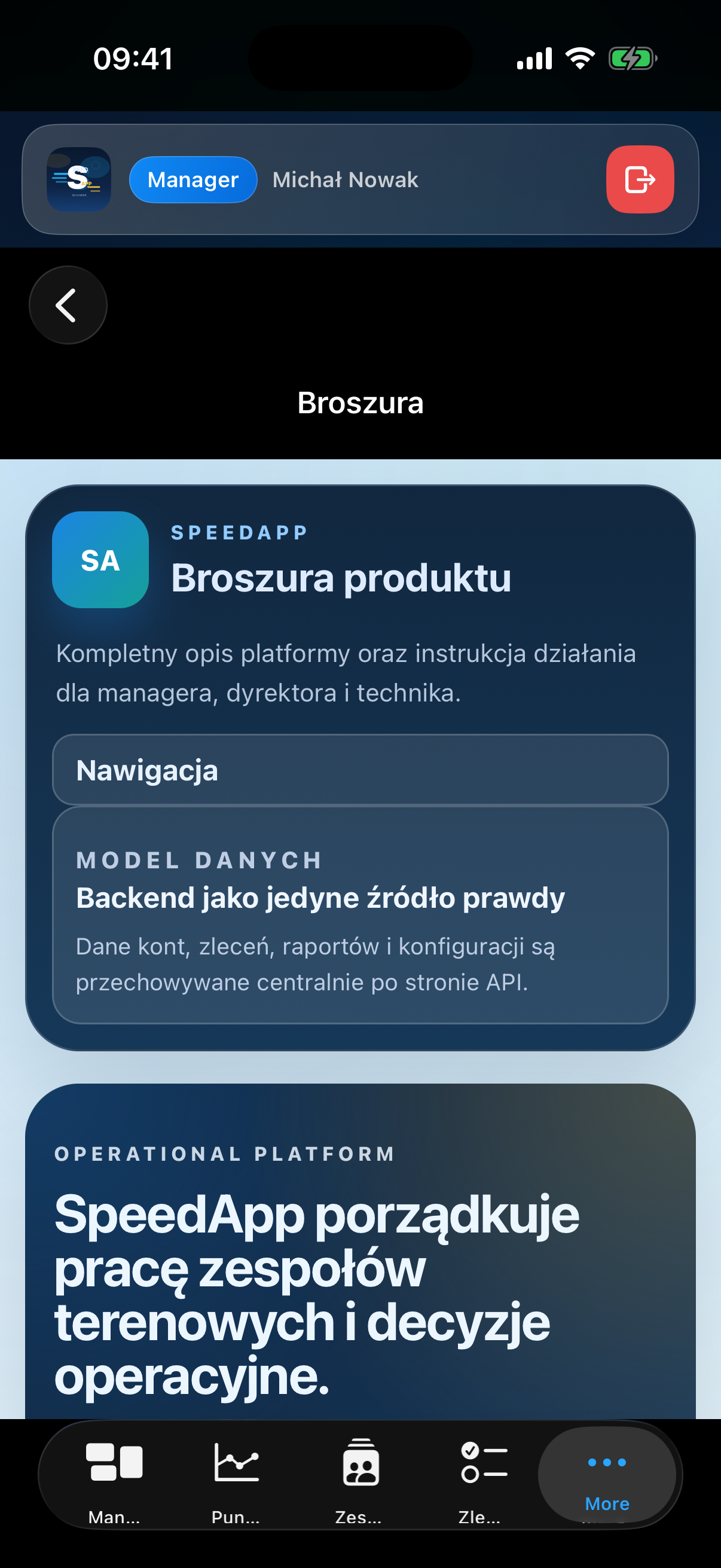 SpeedApp iOS guide
